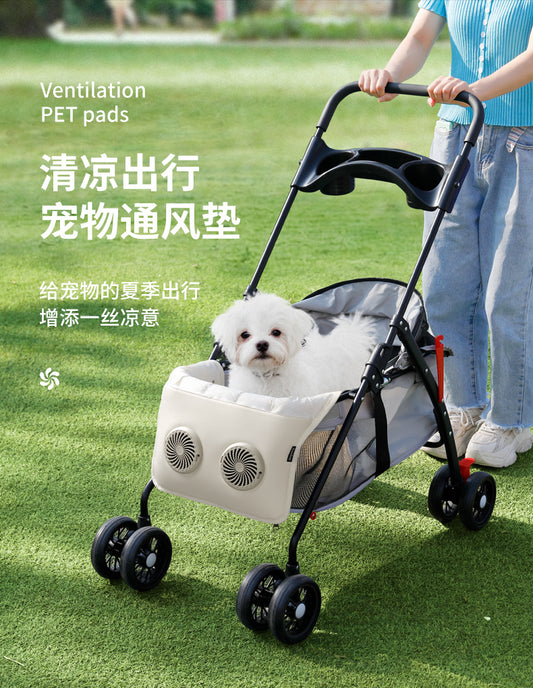 Pet Stroller Fan suitable for all types of pet carriers