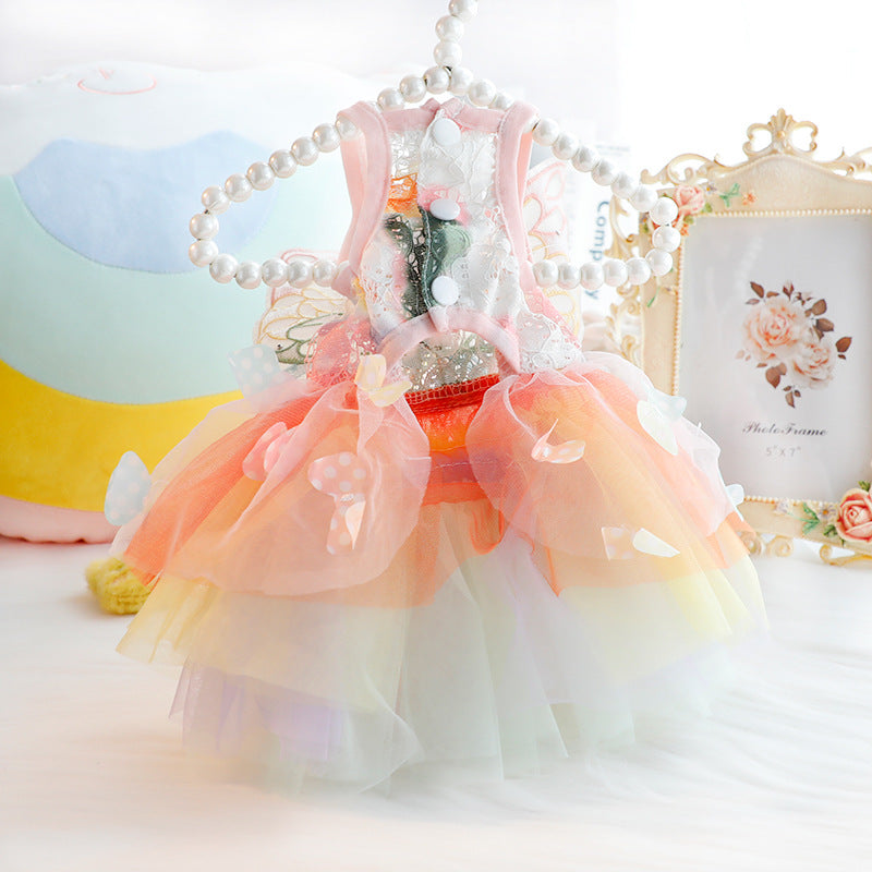 Candy Sweet Butterfly dress for dogs/cats