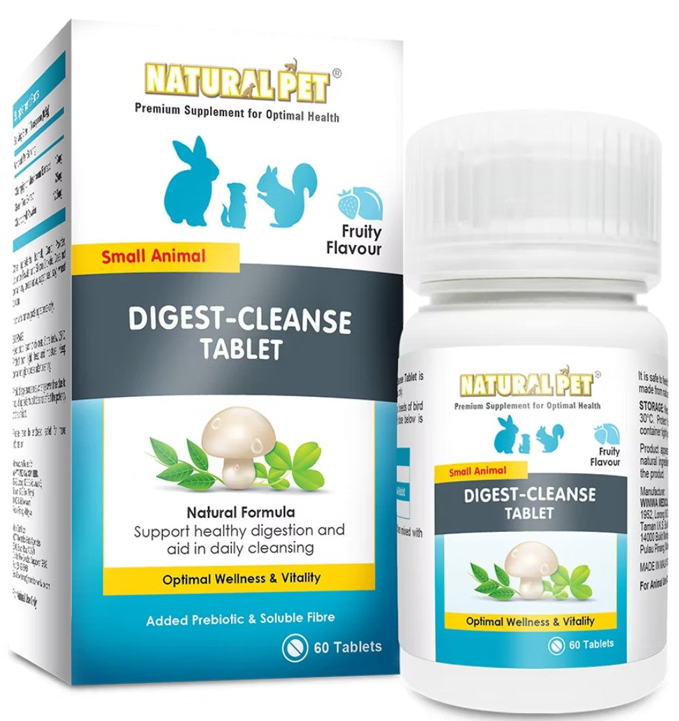 Natural Pet Small Animal Digest-Cleanse Tablet