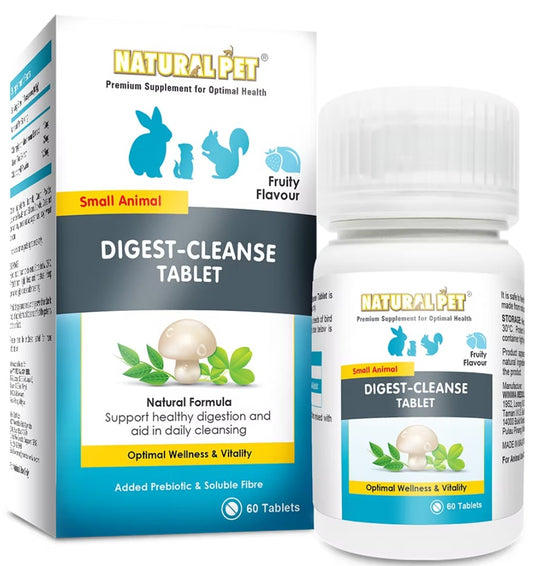 Natural Pet Small Animal Digest-Cleanse Tablet