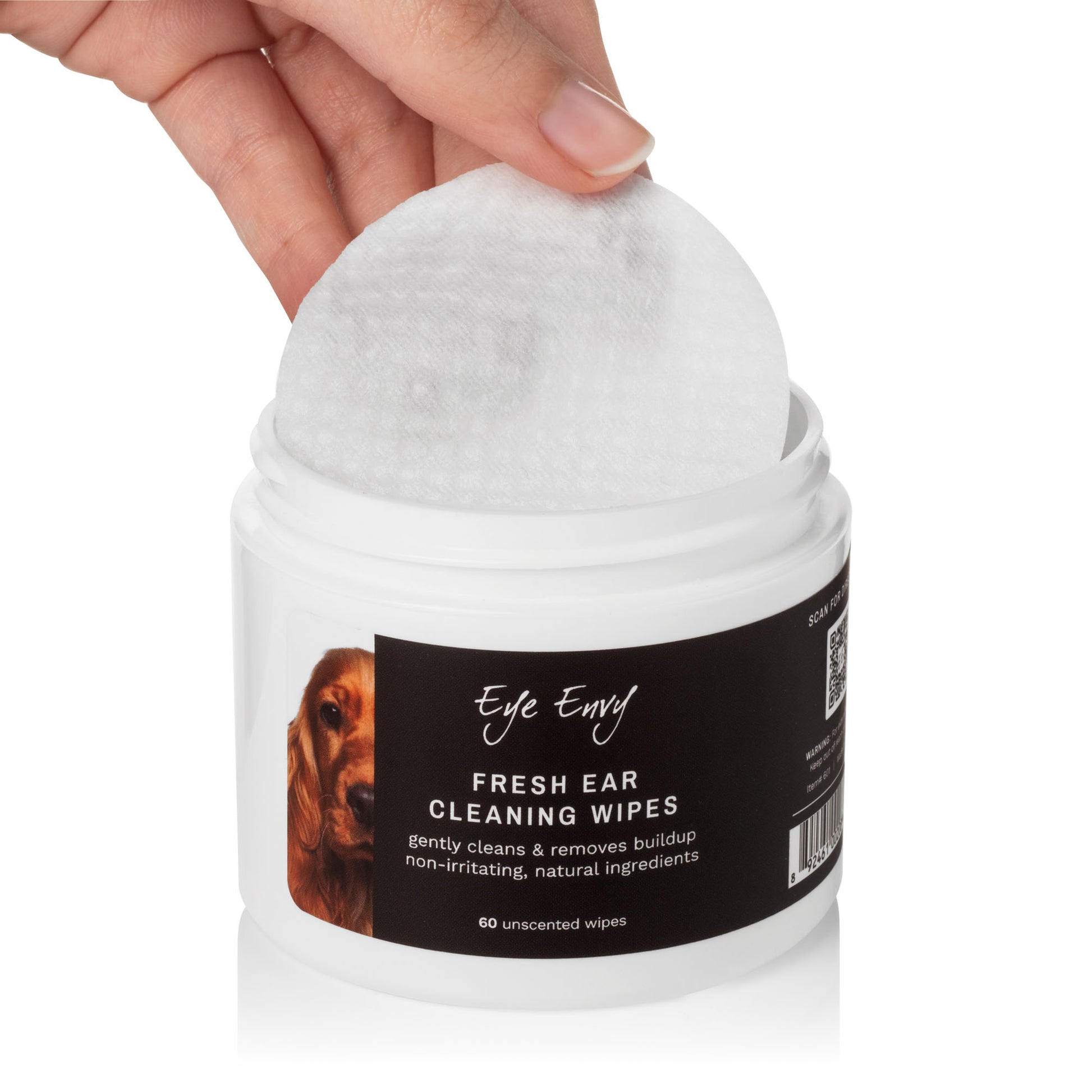 Eye Envy Fresh Ear Cleaning Wipes - Dog - 60 Count