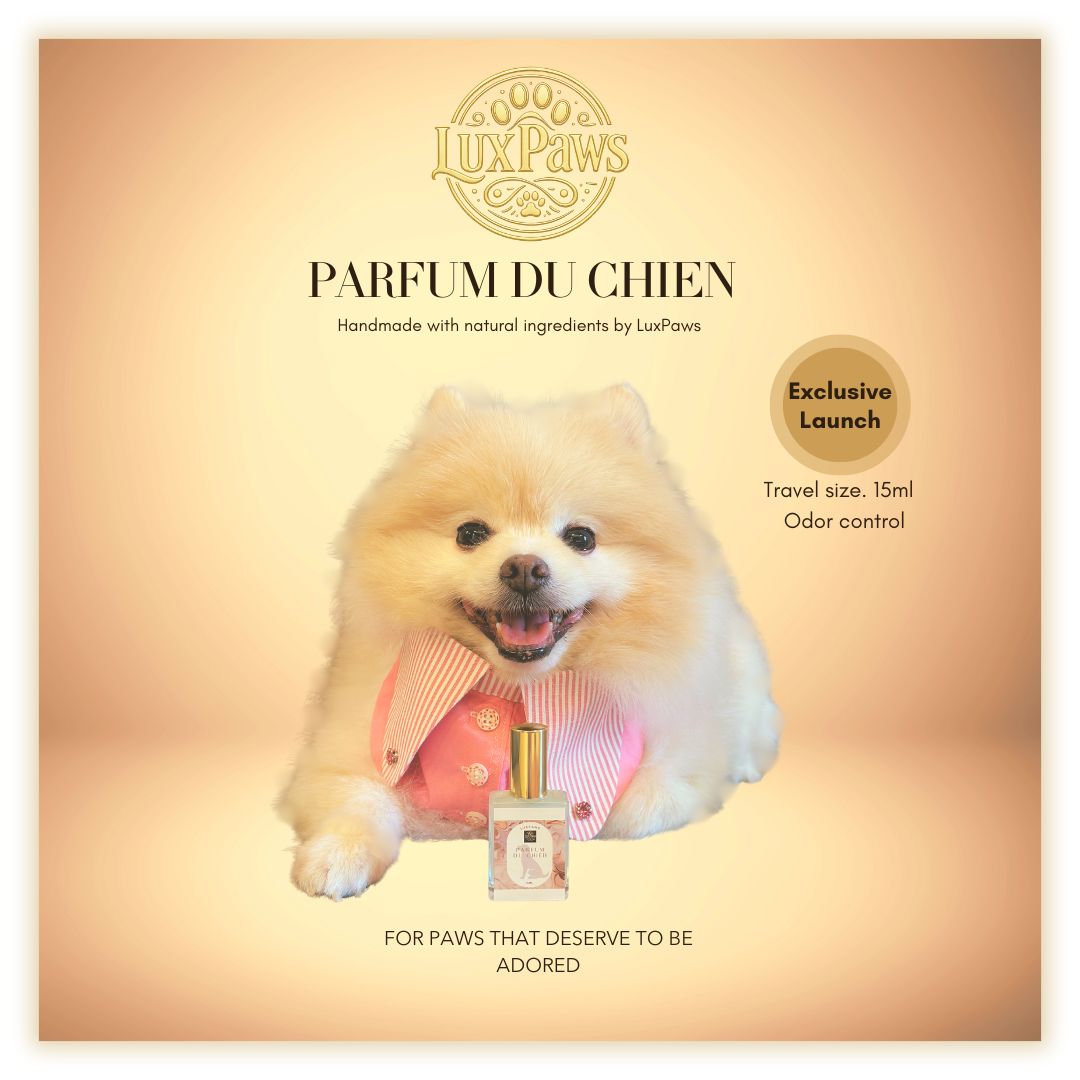 LuxPaws Parfum Du Chien – Natural Dog Perfume 15ml | Pocket-Sized Pet Fragrance