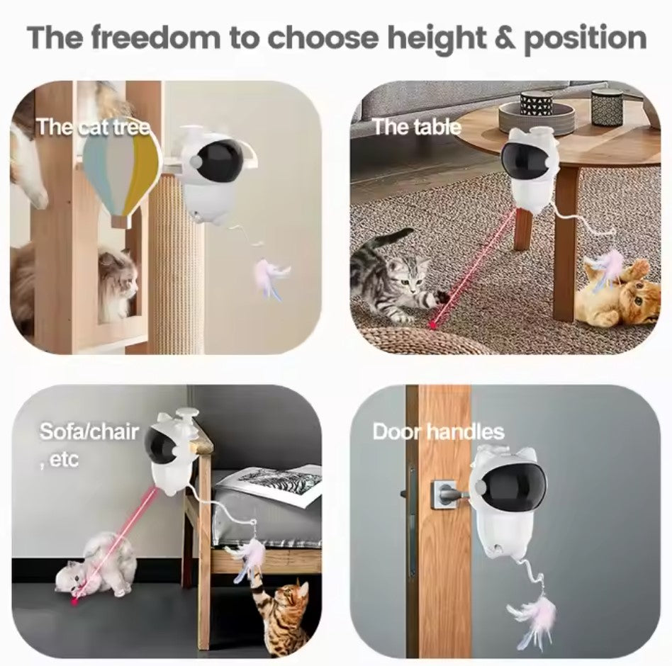 Intelligent cat toy. A toy for your fur baby to self entertain at any time